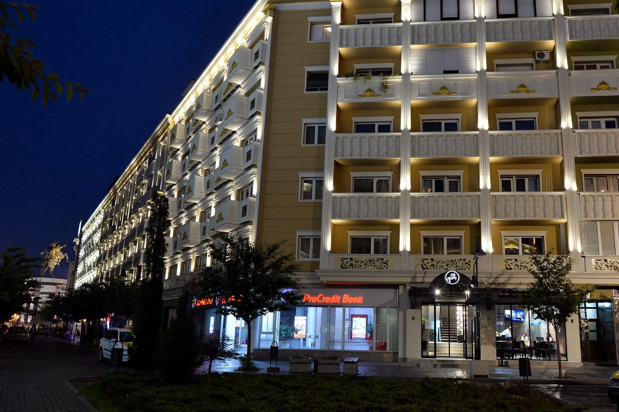 Alexandar Square Boutique Hotel Skopje Buitenkant foto